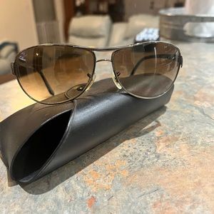 Ray Ban Warrior aviators. Glass lenses. Preloved with some imperfections.